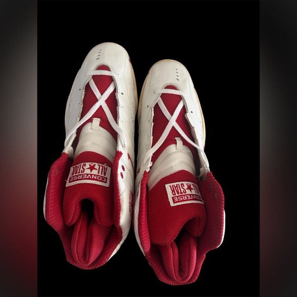 A/S Legend TB MID White and Red High-Top Basketball Sneaker size 19